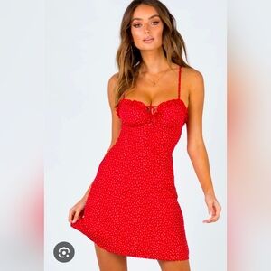 Princess Polly Love Birds Print Sleeveless Mini dress XL